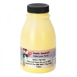 Купить Тонер HP CLJ Pro 400 M452 флакон, 75 г, желтый SCC (HP451-75B-YOS) по лучшей цене