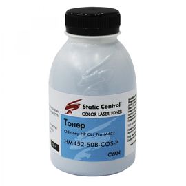 Купить Тонер HP CLJ Pro M452 флакон, 50 г, голубой SCC (HM452-50B-COS-P) по лучшей цене