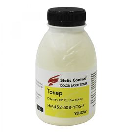 Купить Тонер HP CLJ Pro M452 флакон, 50 г, желтый SCC (HM452-50B-YOS-P) по лучшей цене