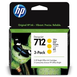 Купить Картридж HP DJ No.712 DesignJet Т230/Т630 3-Pack 29-ml Yellow (3ED79A) по лучшей цене