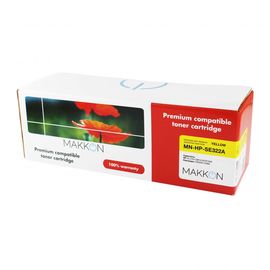 Купить картридж HP CLJP CE322A (128A) (SE322A) Makkon 1.3k yellow по лучшей цене