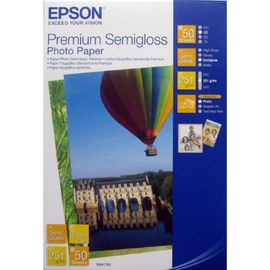 Купить Фотобумага Premium Semigloss 10х15 см, 50 л Epson (C13S041765) по лучшей цене