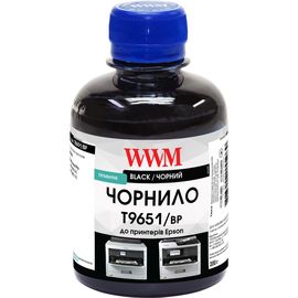 Купить Чернила WWM для Epson WF-M5799DWF/WF-M5299DW 200г Black Пигментные (T9651/BP) по лучшей цене