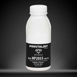 Купить Тонер PRINTALIST для HP LJ P2035/2055 бутль 105г Black (HP2055-105-PL) по лучшей цене
