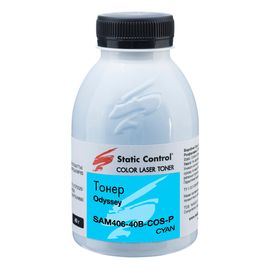 Купить тонер Odyssey Samsung CLP-360/CLX-3300 40г cyan (фасованный) Static Control по лучшей цене