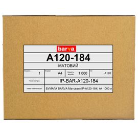 Купить Бумага матовая 120 г/м2, А4, 1000 л, bulk Original Barva (IP-A120-184) по лучшей цене