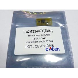 Купить Чип картриджа HANP Konica Minolta QMS2400/2430/2450/2500, (CYBEN®) Yellow, 4.5K по лучшей цене