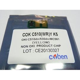 Купить Чип картриджа HANP OKI COLOR C510/511/530/531/MC561/562, Yellow, 5K по лучшей цене