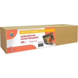 Купить Фотобумага WWM шелковистая полуглянцевая 260г/м кв, рулон 610мм х 30м, (SS260R.30) диаметр втулки 50мм по лучшей цене