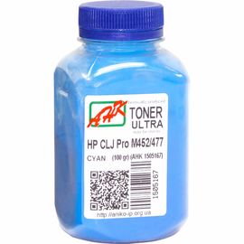 Купить Тонер АНК для HP CLJ Pro M452/477 бутль 100г Cyan (1505167) ULTRA COLOR по лучшей цене