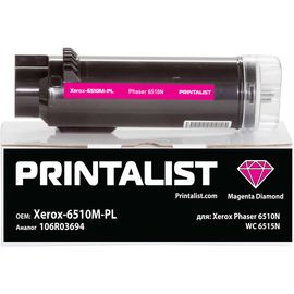 Купить Туба с тонером PRINTALIST для Xerox Phaser 6510N, WC 6515N аналог 106R03694 Magenta (Xerox-6510M-PL) по лучшей цене