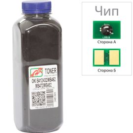 Купить Тонер+чип АНК для OKI B412/432/MB462 ( тонер АНК, чип АНК) бутль 250г Black (1401339) по лучшей цене