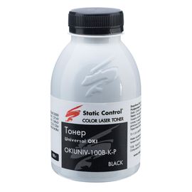 Купить тонер универсальный OKI (Glossy) 100г black (фасованный) Static Control по лучшей цене