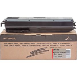 Купить Туба с тонером Integral для Kyocera Mita TASKalfa 1800/1801/2200/2201, аналог TK-4105 Black (12100129) + чип по лучшей цене