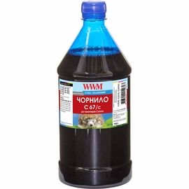 Купить Чернила WWM для Canon PFI-107С 1000г Cyan Водорастворимые (C67/C-4) по лучшей цене