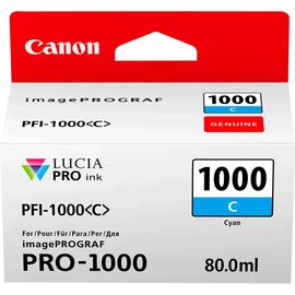 Купить Картридж Canon для imagePROGRAF Pro-1000 PFI-1000 Cyan (0547C001) по лучшей цене