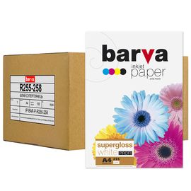Купить Фотобумага белый суперглянец 255 г/м2, A4, 100 л, bulk Profi Barva (IP-R255-258) по лучшей цене