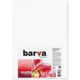 Купить Фотобумага матовая двусторонняя 220 г/м2, A3, 20 л Everyday Barva (IP-BE220-295) по лучшей цене