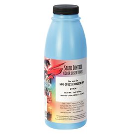 Купить тонер HP CLJ CP3525 165г (7k) cyan Static Control по лучшей цене