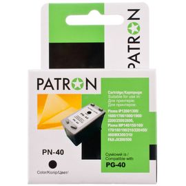 Купить Картридж совместимый Canon PG-40XL (0615B025) 20.5 мл, черный Patron (PN-40XL) по лучшей цене