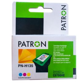 Купить Картридж совместимый HP 135 (C8766HE) 14 мл, 3-х цветный Patron (PN-H135) по лучшей цене
