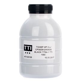 Купить Тонер HP CLJ CP3525 флакон, 100 г, черный TTI (TSM-T724-1-100) по лучшей цене