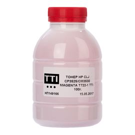 Купить Тонер HP CLJ CP3525 флакон, 100 г, пурпурный TTI (TSM-T722-1-100) по лучшей цене