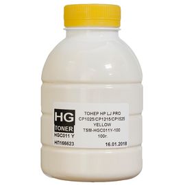 Купить Тонер HP LJ Pro CP1025 флакон, 100 г, желтый HG toner (TSM-HGC011Y-100) по лучшей цене