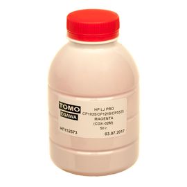 Купить Тонер HP LJ Pro CP1025 флакон, 50 г, пурпурный, химический Tomoegawa (TSM-CGK-02M-050) по лучшей цене