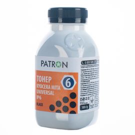 Купить Тонер Kyocera Mita универсальный №6 флакон, 100 г Patron (PN-KU6-100) по лучшей цене