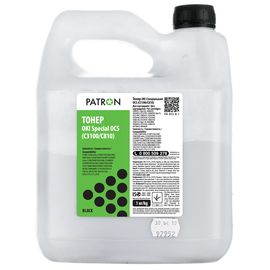 Купить Тонер Oki специальный OCS флакон, 1 кг, черный Patron (PN-OCS-B-1) по лучшей цене