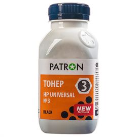 Купить Тонер HP универсальный №3 флакон, 60 г Patron (PN-HU3-060) по лучшей цене
