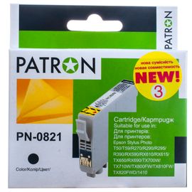 Купить Картридж совместимый Epson T0811 XL (C13T08114) 13 мл, черный Patron (PN-0821) (№3) по лучшей цене