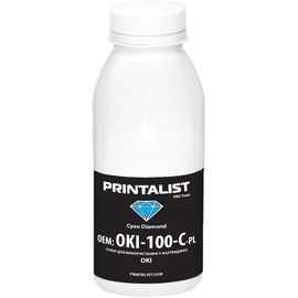 Купить Тонер PRINTALIST для OKI универсальный бутль 100г Cyan (OKI-100-C-PL) по лучшей цене