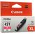 Купить Картридж Canon для Pixma MG5440/MG6340/iP7240 CLI-451M XL Magenta (6474B001) по лучшей цене