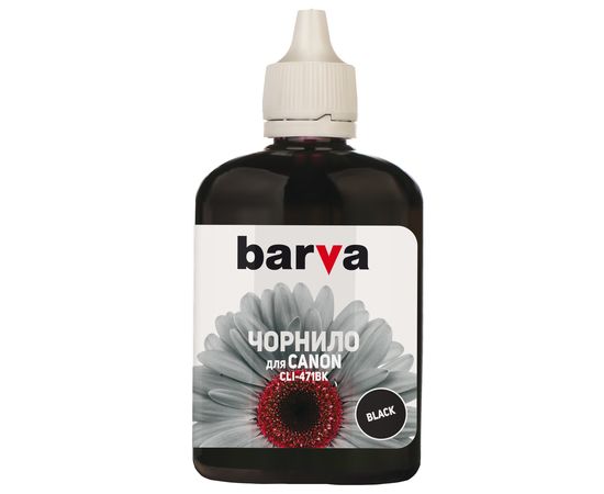 Купить Чернила Canon CLI-471 специальные 90 г, водорастворимые, черные Barva (C471-553) по лучшей цене