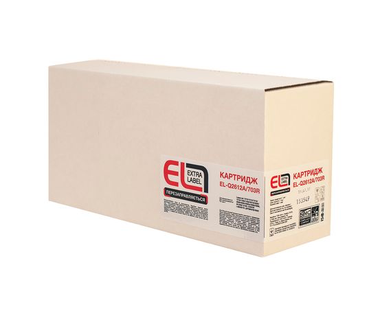 Купить Картридж совместимый HP 12A (Q2612A)/Canon 703 Extra Label (EL-Q2612A/703R) по лучшей цене