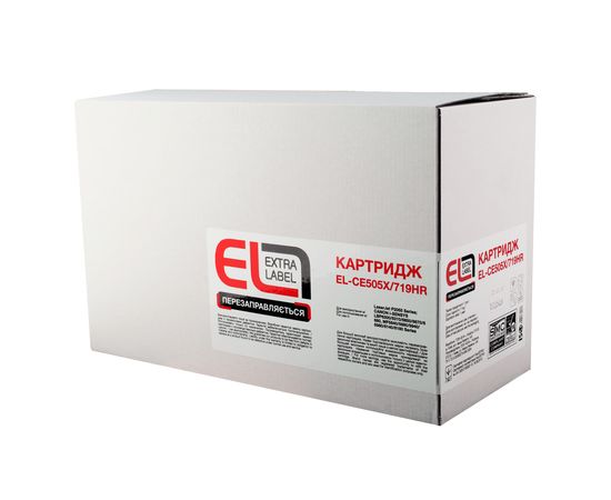 Купить Картридж совместимый HP 05X (CE505X)/Canon 719 H Extra Label (EL-CE505X/719HR) по лучшей цене