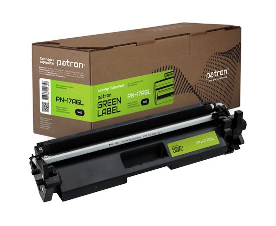 Купить Тонер-картридж совместимый HP 17A (CF217A) Green Label Patron (PN-17AGL) по лучшей цене