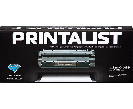 Купить Картридж тонерный PRINTALIST для Samsung CLP-365/CLX-3305/3305FN аналог ST986A Cyan (Sam-C406S-PL) по лучшей цене