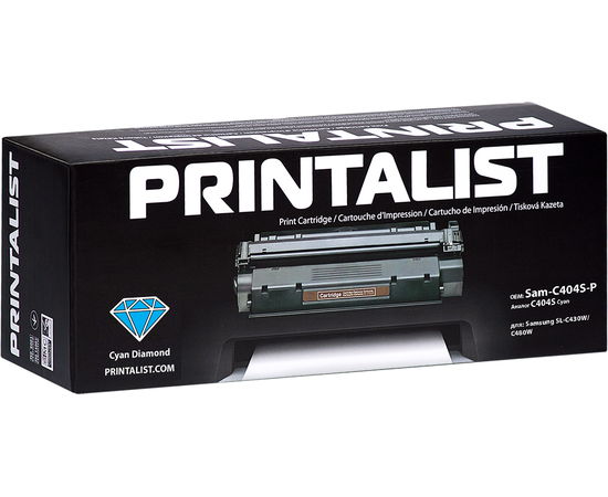 Купить Картридж тонерный PRINTALIST для Samsung CLP-365/CLX-3305/3305FN аналог ST986A Cyan (Sam-C406S-PL) по лучшей цене