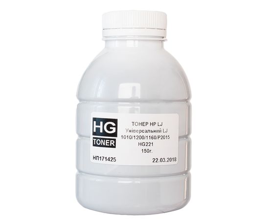 Купить Тонер HP универсальный LJ 1010 флакон, 150 г HG toner (TSM-HG221-150) по лучшей цене