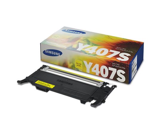 Купить Картридж тонерный Samsung Y407S для CLP-320/320N/325/CLX-3185 1000 копий Yellow (SU476A) по лучшей цене