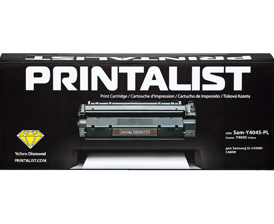 Купить Картридж тонерный PRINTALIST для Samsung CLP-365/CLX-3305/3305FN аналог SU464A Yellow (Sam-Y406S-PL) по лучшей цене