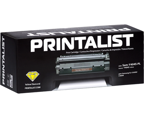 Купить Картридж тонерный PRINTALIST для Samsung CLP-365/CLX-3305/3305FN аналог SU464A Yellow (Sam-Y406S-PL) по лучшей цене