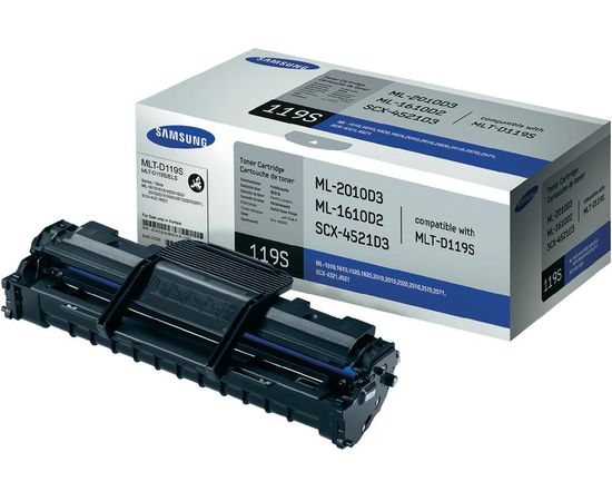 Купить Картридж тонерный Samsung D119S для ML-1610/2010/SCX-4521 2000 копий Black (SU864A) по лучшей цене