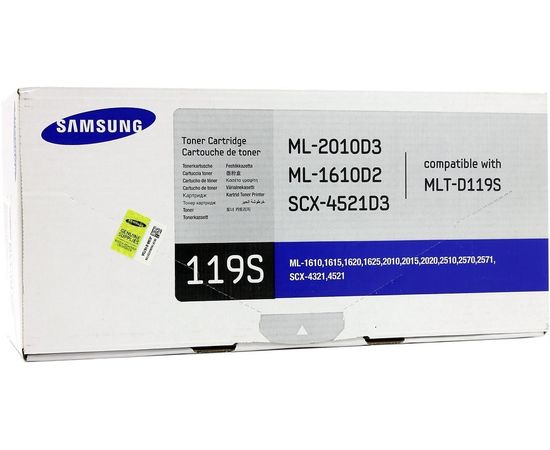 Купить Картридж тонерный Samsung D119S для ML-1610/2010/SCX-4521 2000 копий Black (SU864A) по лучшей цене