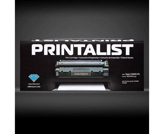 Купить Картридж тонерный PRINTALIST для Samsung SL-C430W/C480W аналог ST974A Cyan (Sam-C404S-PL) по лучшей цене