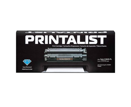 Купить Картридж тонерный PRINTALIST для Samsung SL-C430W/C480W аналог ST974A Cyan (Sam-C404S-PL) по лучшей цене