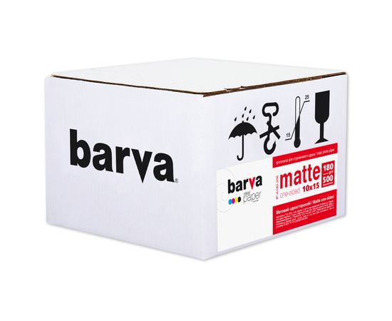 Купить Фотобумага матовая 180 г/м2, 10x15, 500 л Original Barva (IP-A180-256) по лучшей цене